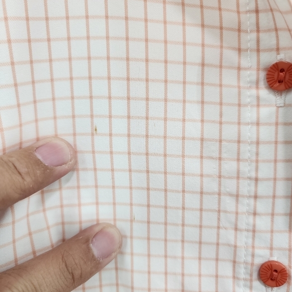 SwingDish Women's Safari Collection Caitlyn Stretch Button Front Top - L - Picture 5 of 8